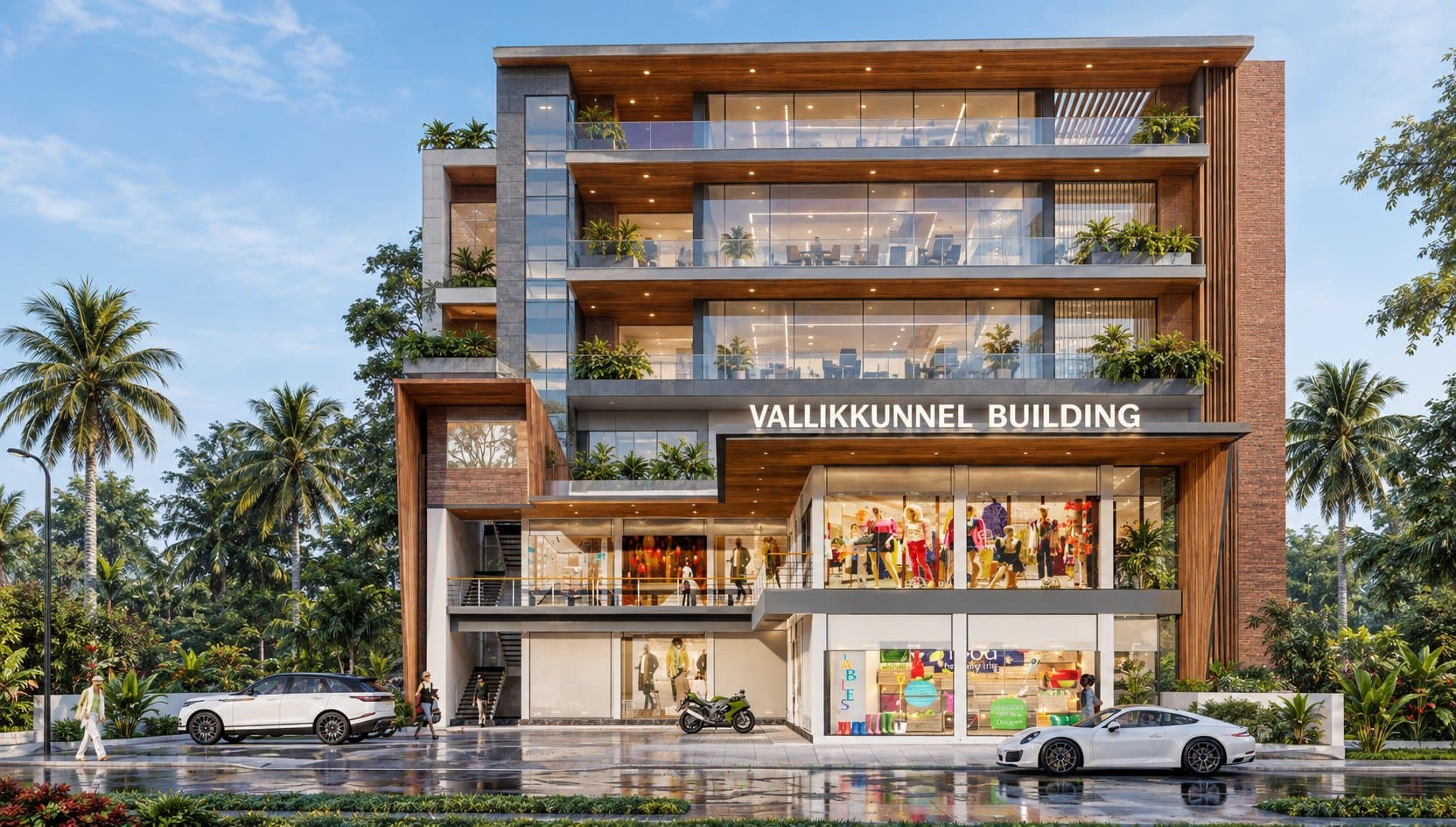 Commercial complex at Koodaranhi